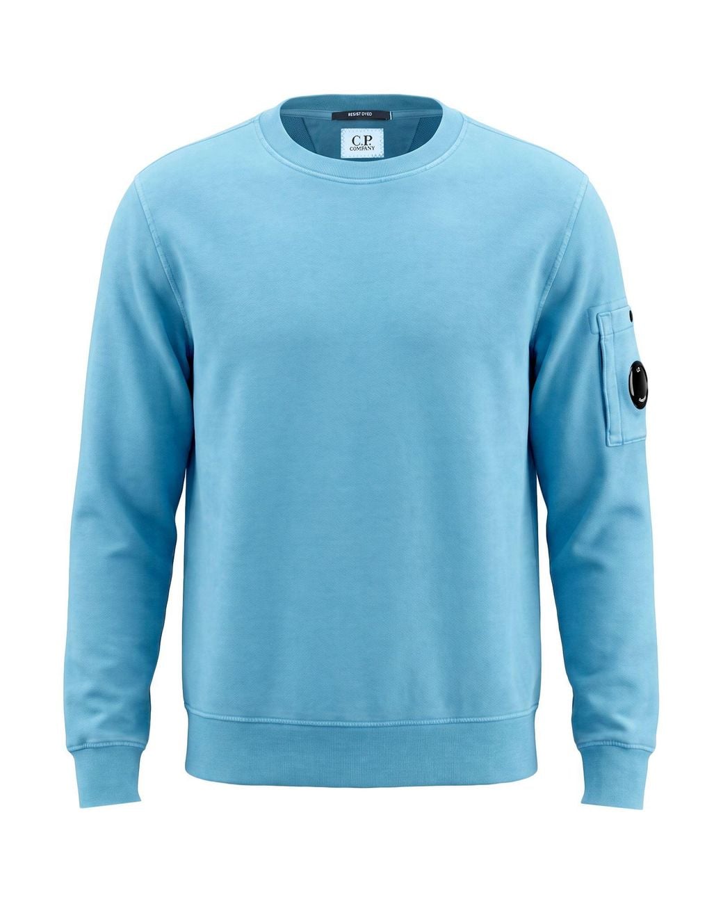 C P Company Blue Azure Sweatshirt Cotton for men