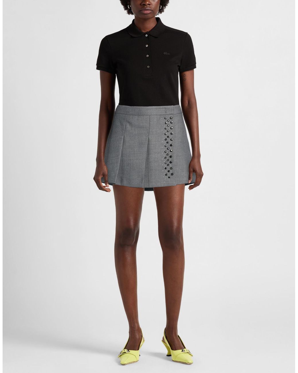 MAX&Co. Gray Mini Skirt