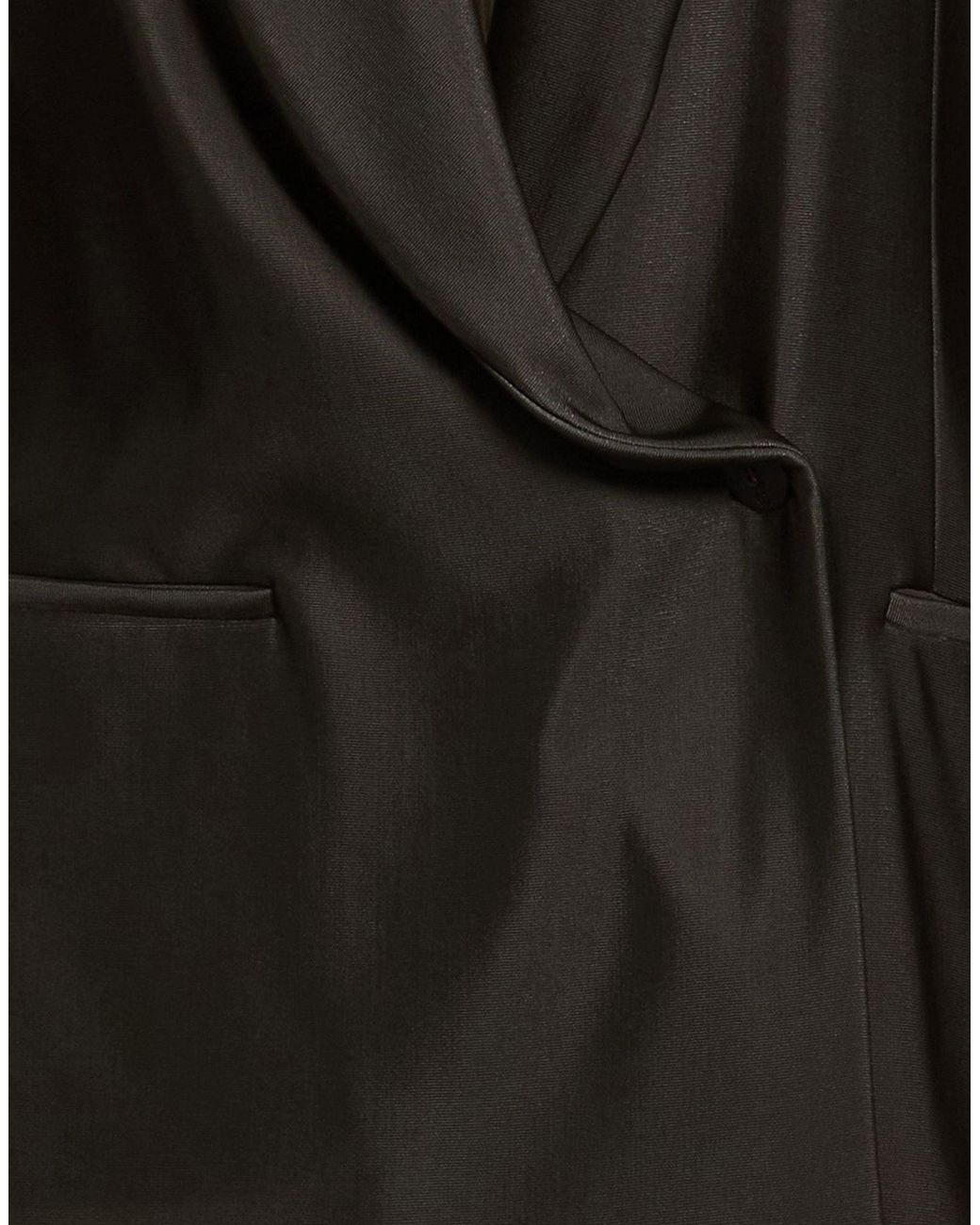 Giorgio Armani Black Dark Blazer Viscose, Elastane