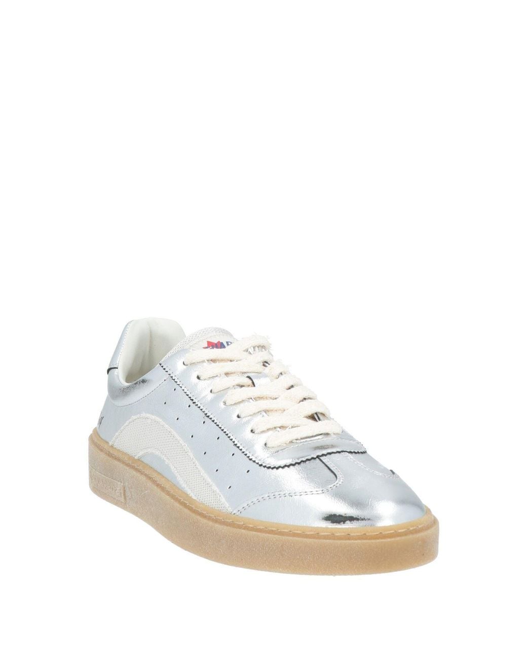 DSquared² White Sneakers Leather, Textile Fibers for men