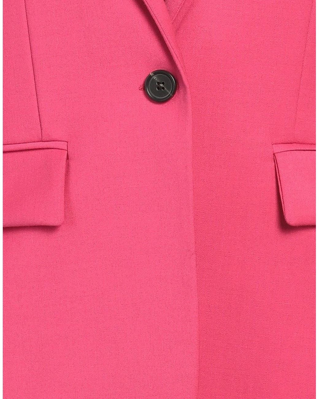 Barbara Bui Pink Blazer Polyester, Wool, Elastane