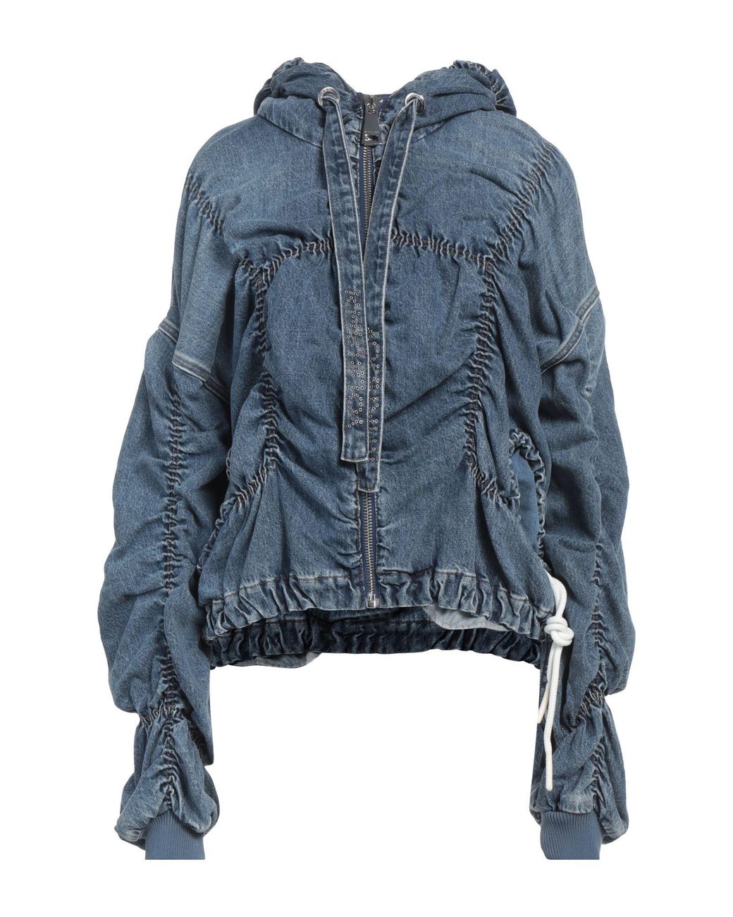 Khrisjoy Blue Denim Outerwear Cotton