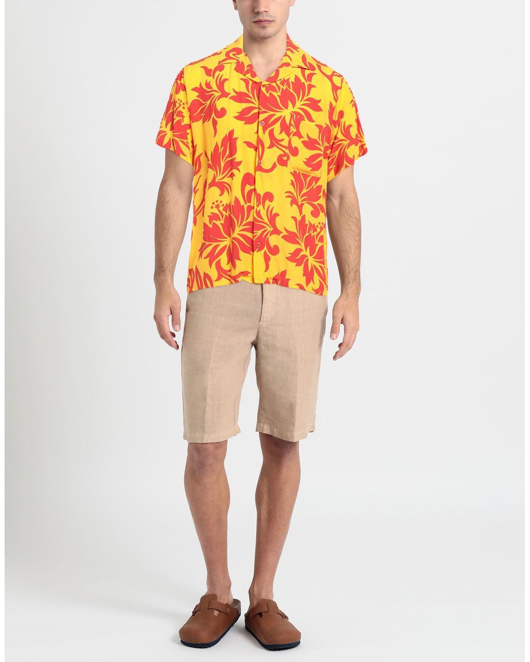 ERL Orange Shirt for men