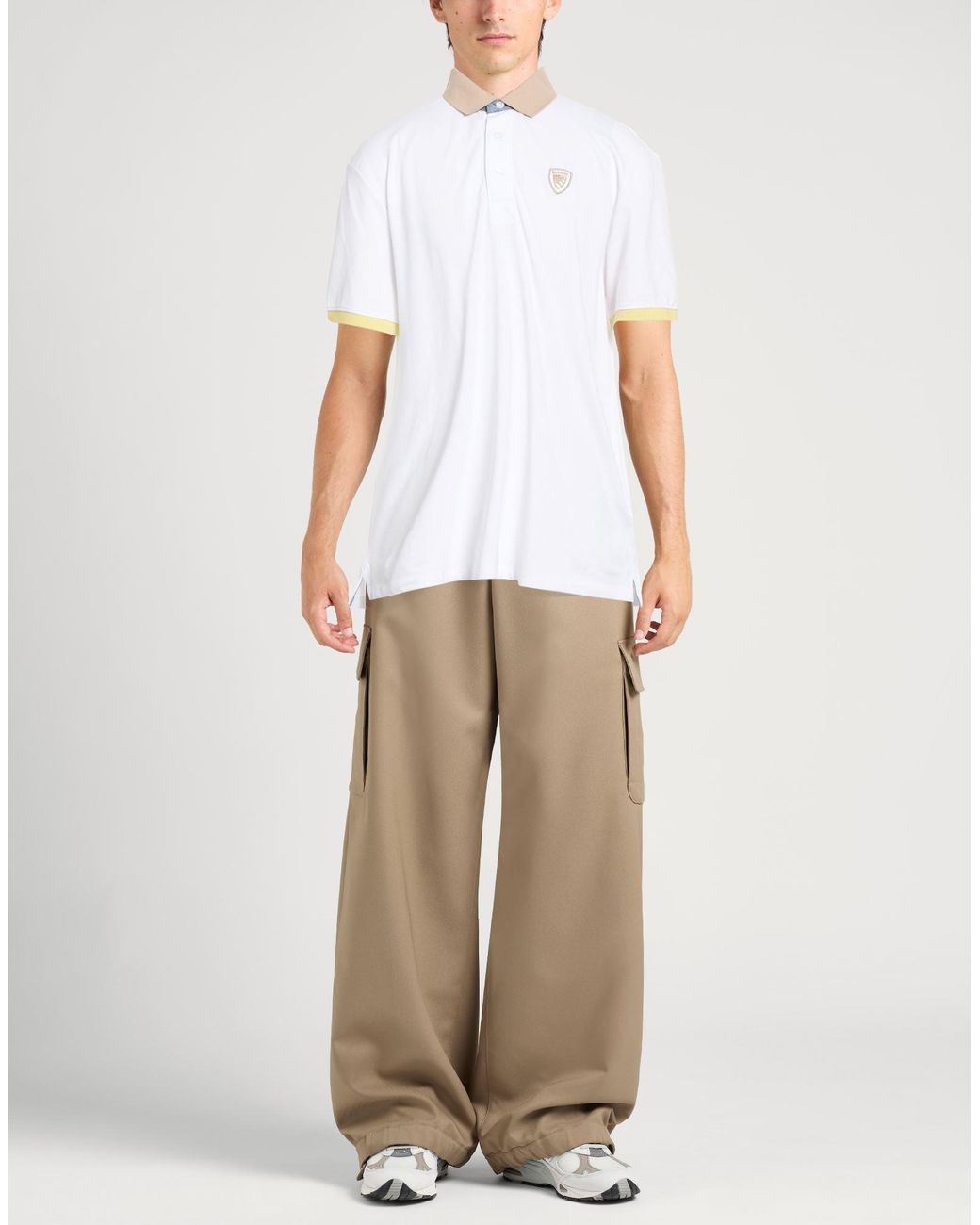 Blauer White Polo Shirts for men