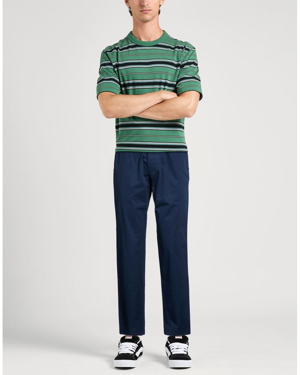 Maison Kitsuné Blue Trouser for men