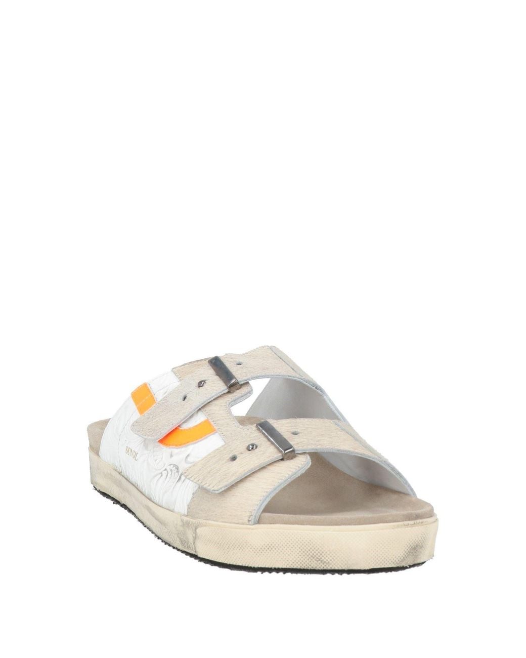 HIDNANDER White Sandals for men