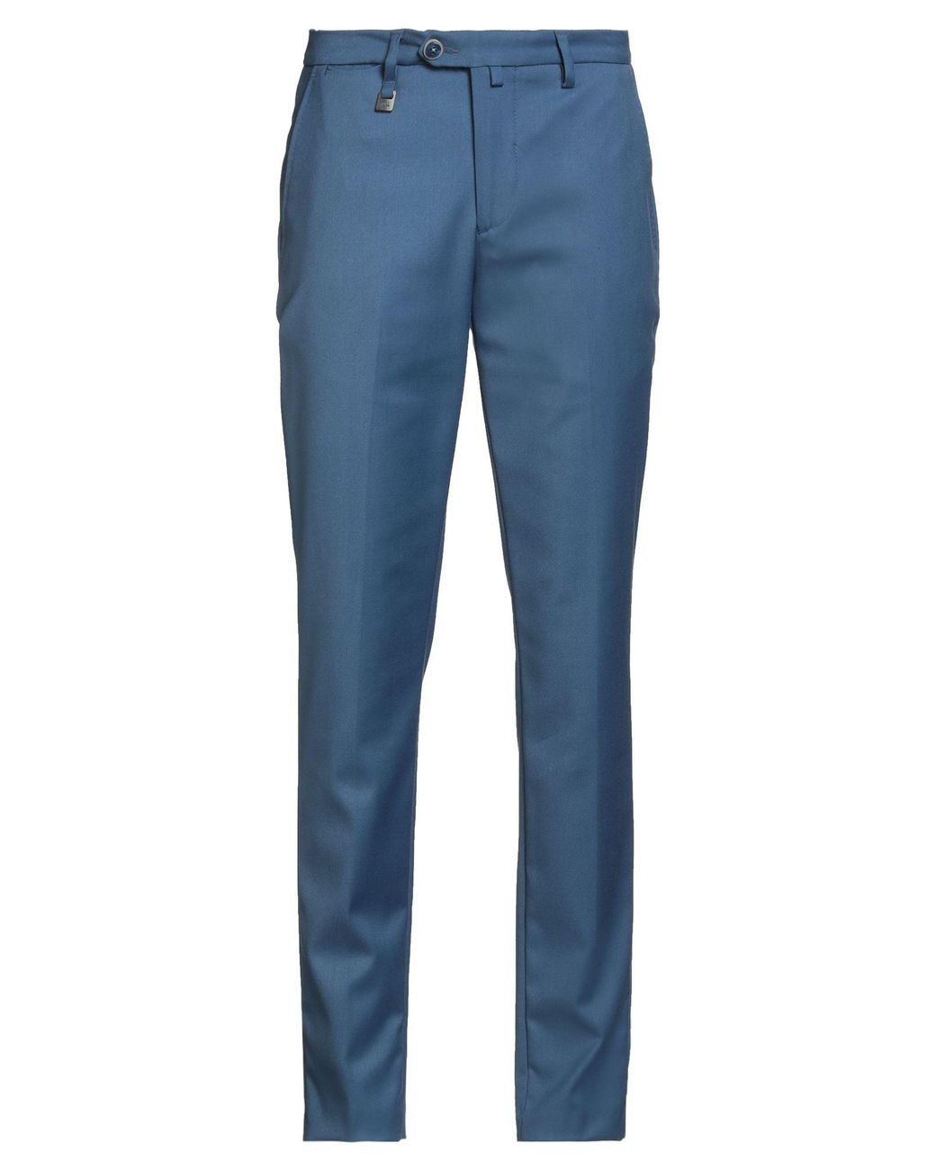 Barbati Blue Midnight Pants Polyester, Viscose, Elastane for men
