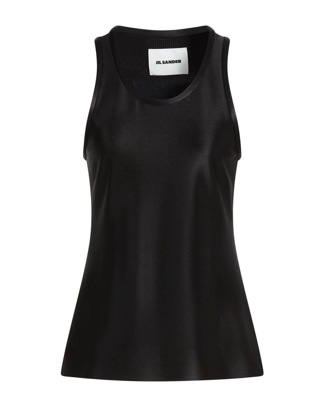 Jil Sander Black Top Viscose, Elastane