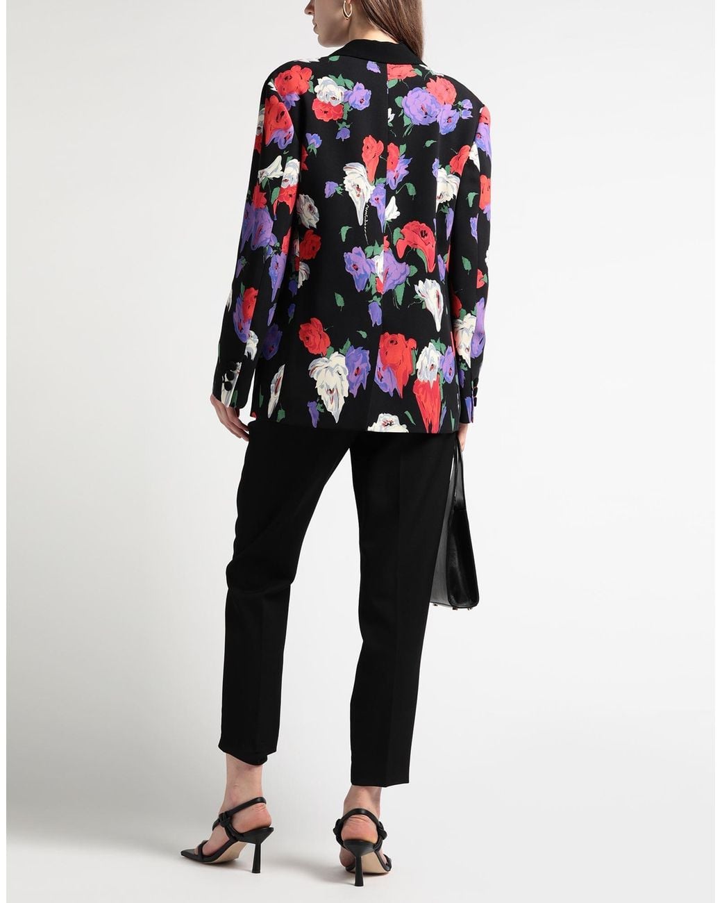 Moschino Black Blazer Viscose, Elastane, Acetate