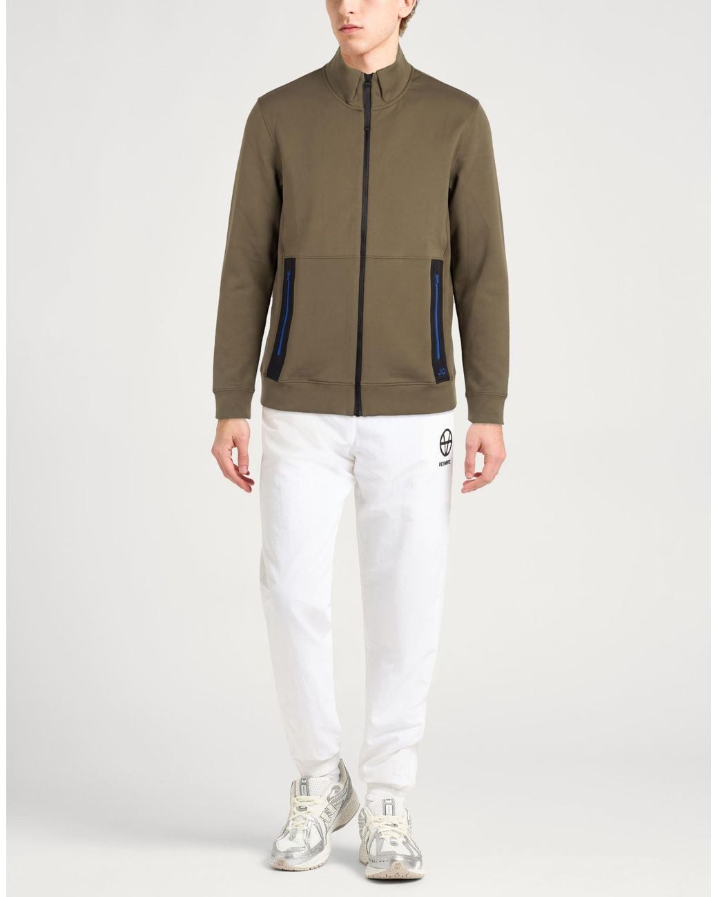 Jacob Cohen Green Military Sweatshirt Polyamide, Elastane, Polyester for men