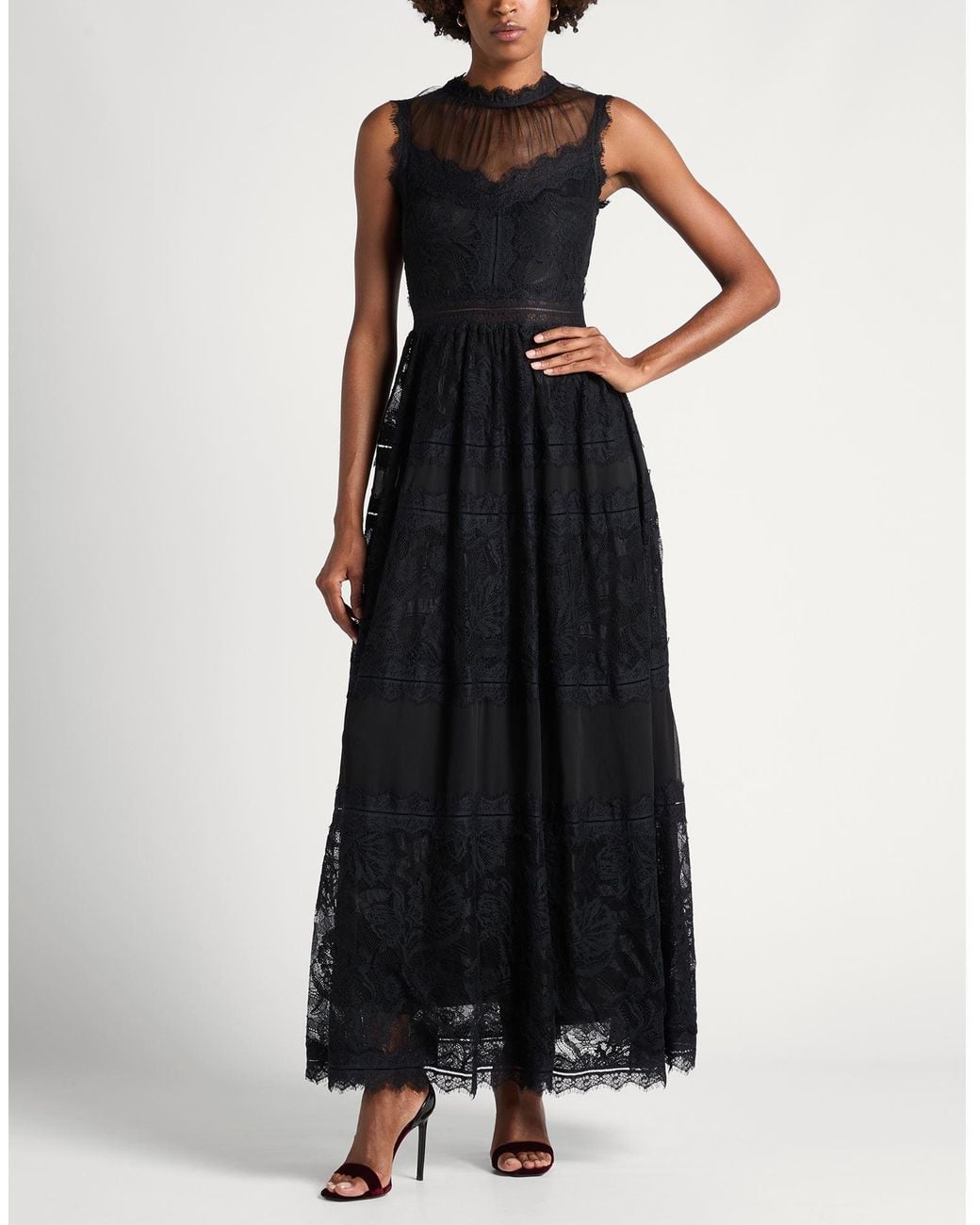 ERMANNO FIRENZE Black Maxi Dress