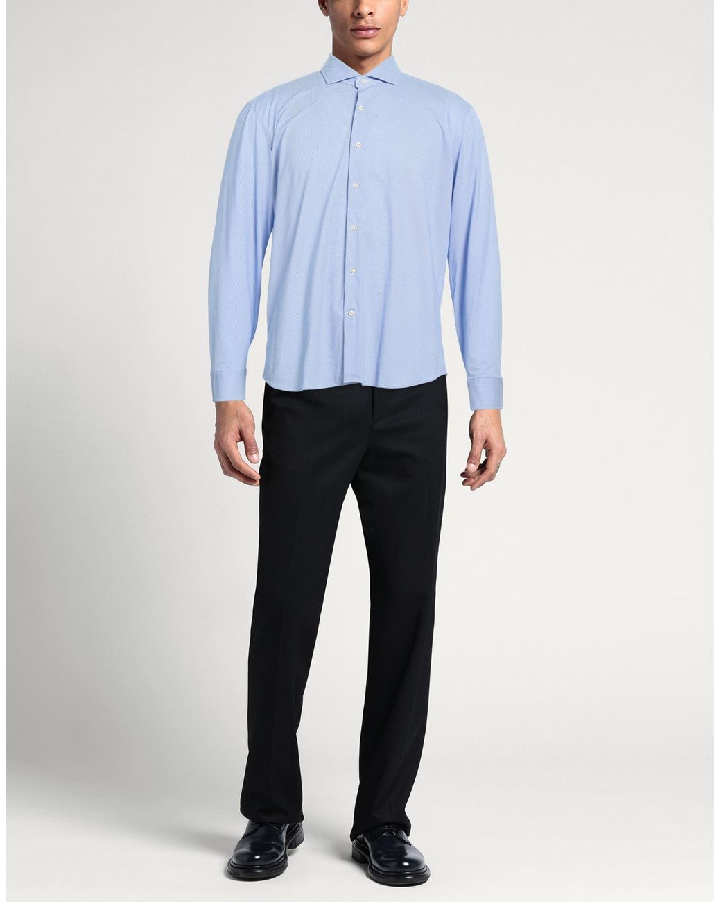 Ghirardelli Blue Next Light Shirt Polyamide, Elastane for men