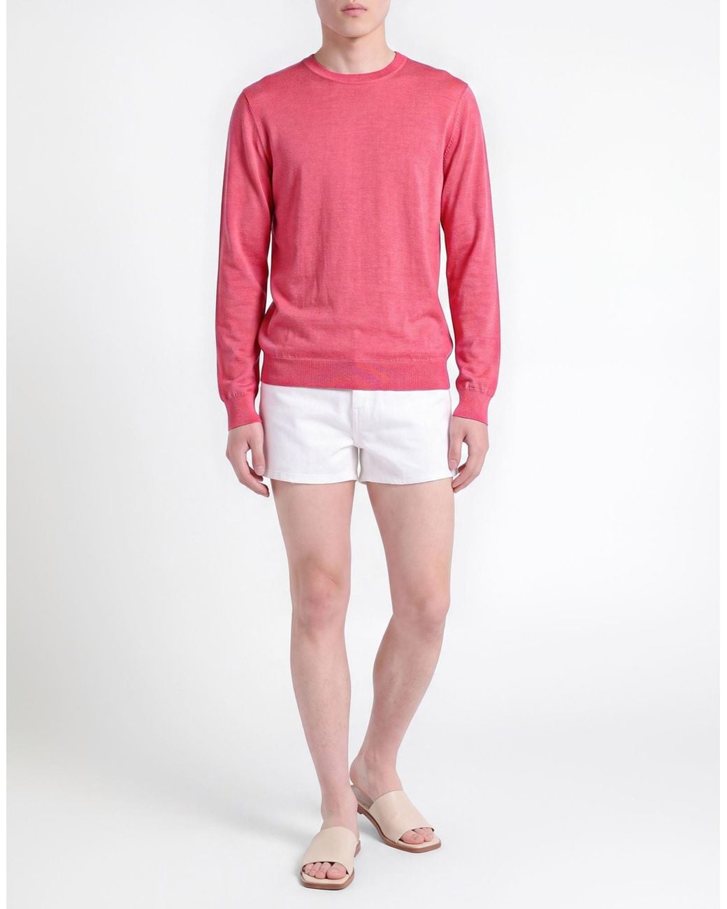 Fedeli Pink Jumper for men