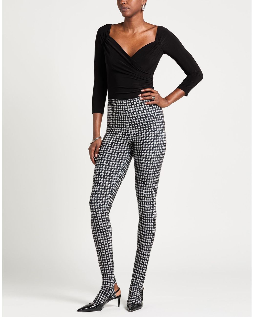 Norma Kamali Black Bodysuit Polyester, Elastane