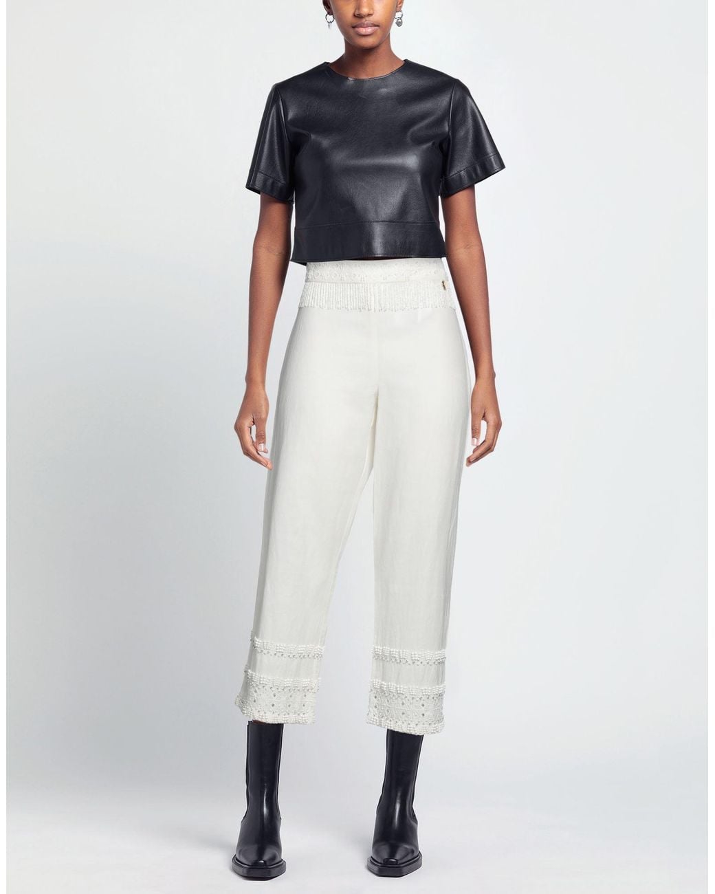 Twinset White Trouser