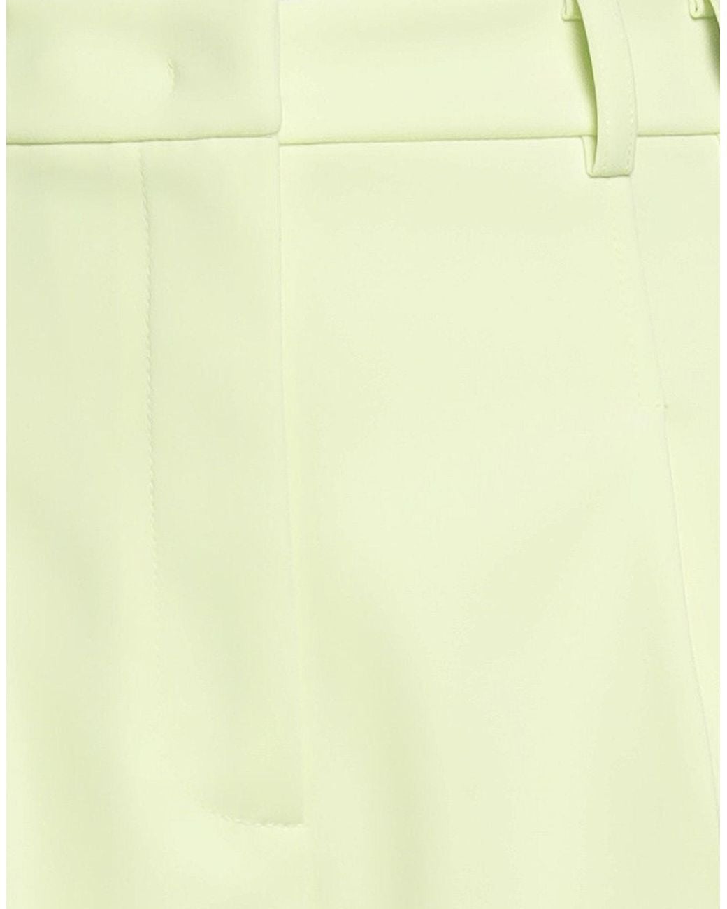 Patrizia Pepe Yellow Shorts & Bermuda Shorts Polyester, Elastane