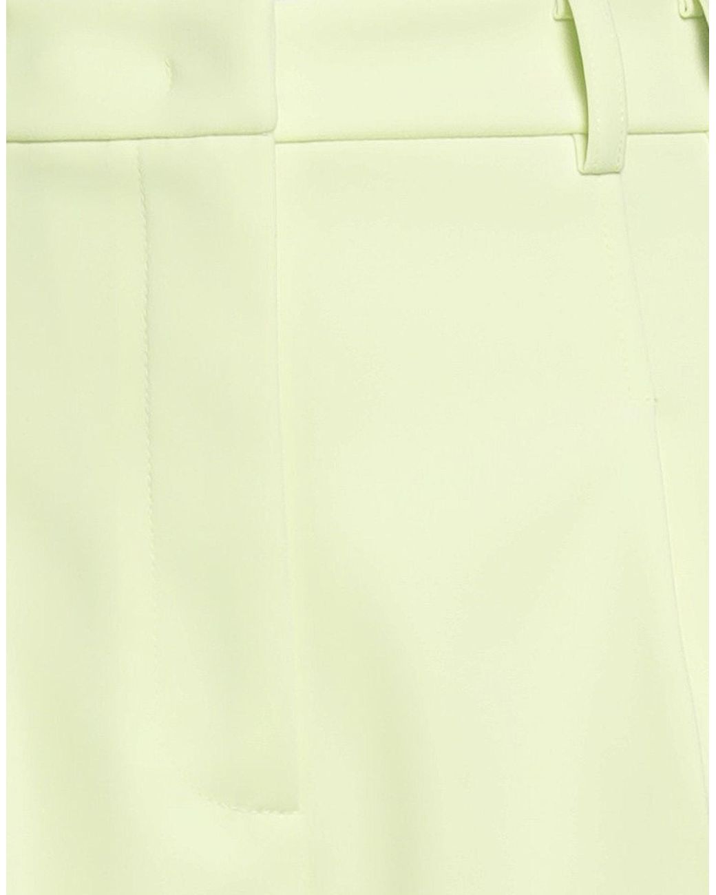 Patrizia Pepe Yellow Shorts & Bermuda Shorts Polyester, Elastane