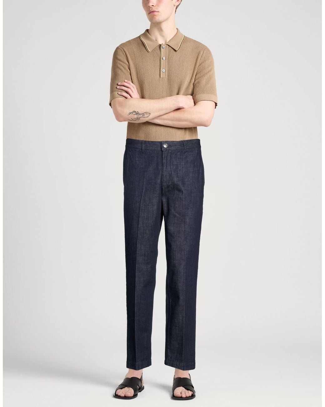 Maison Kitsuné Blue Jeans Cotton for men