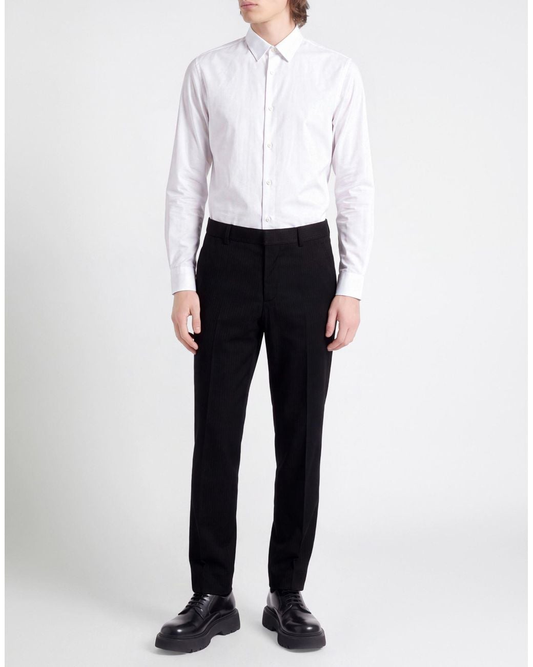 Iceberg Black Pants Cotton, Polyester for men
