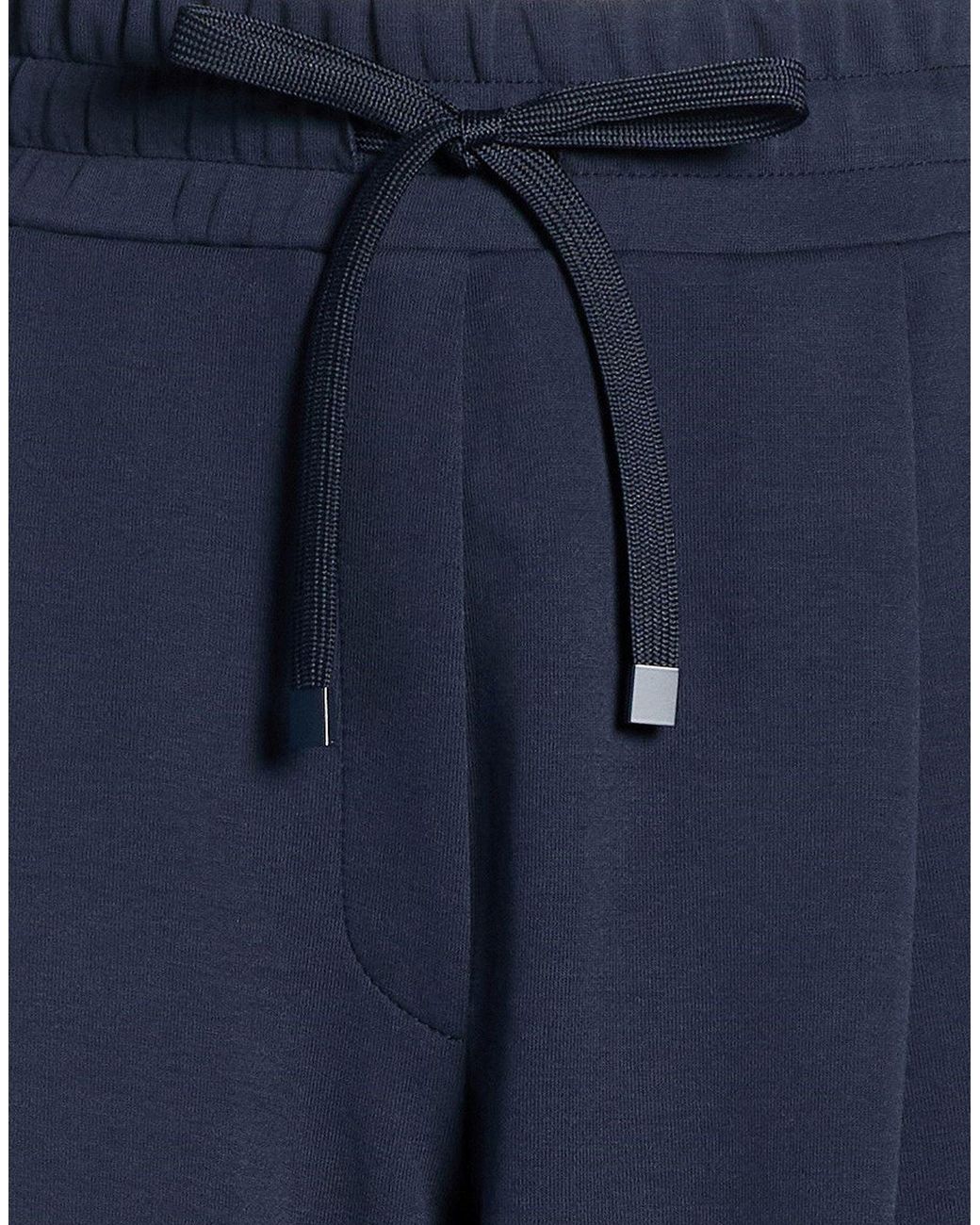 Weekend by Maxmara Blue Pants Cotton, Polyester