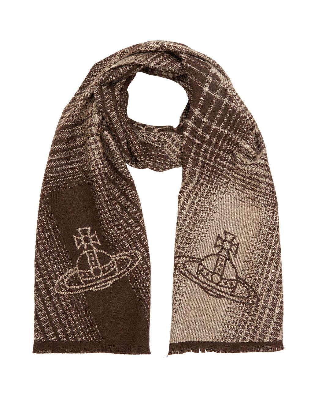 Vivienne Westwood Scarf in Brown | Lyst
