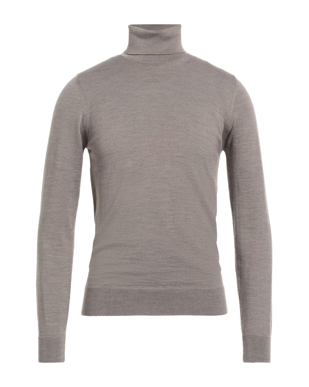 Alpha Studio Gray Turtleneck for men