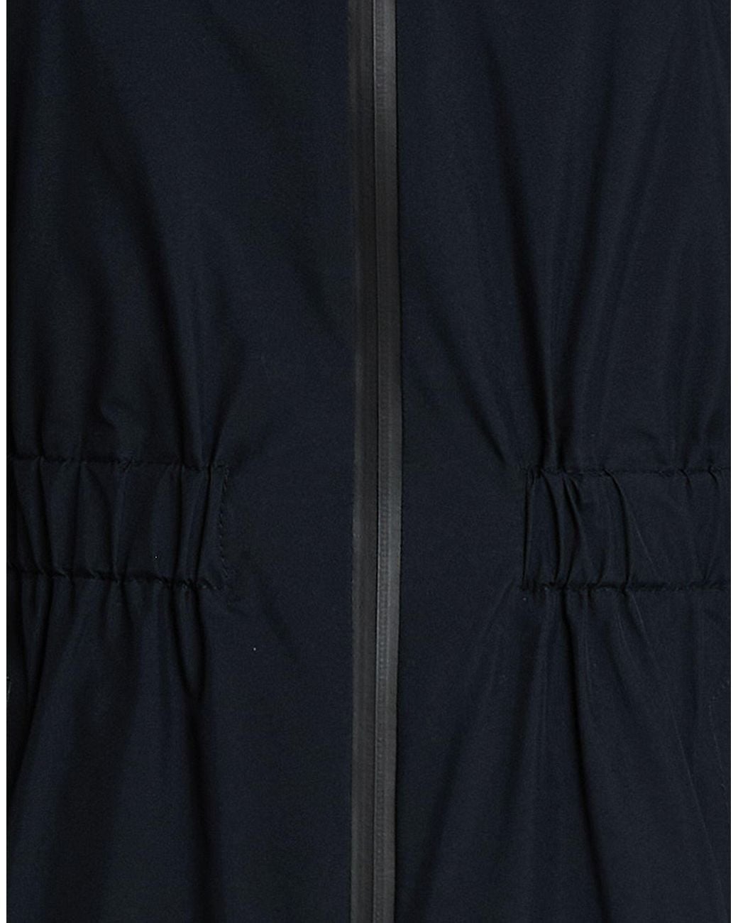 Herno Blue Midnight Coat Polyester
