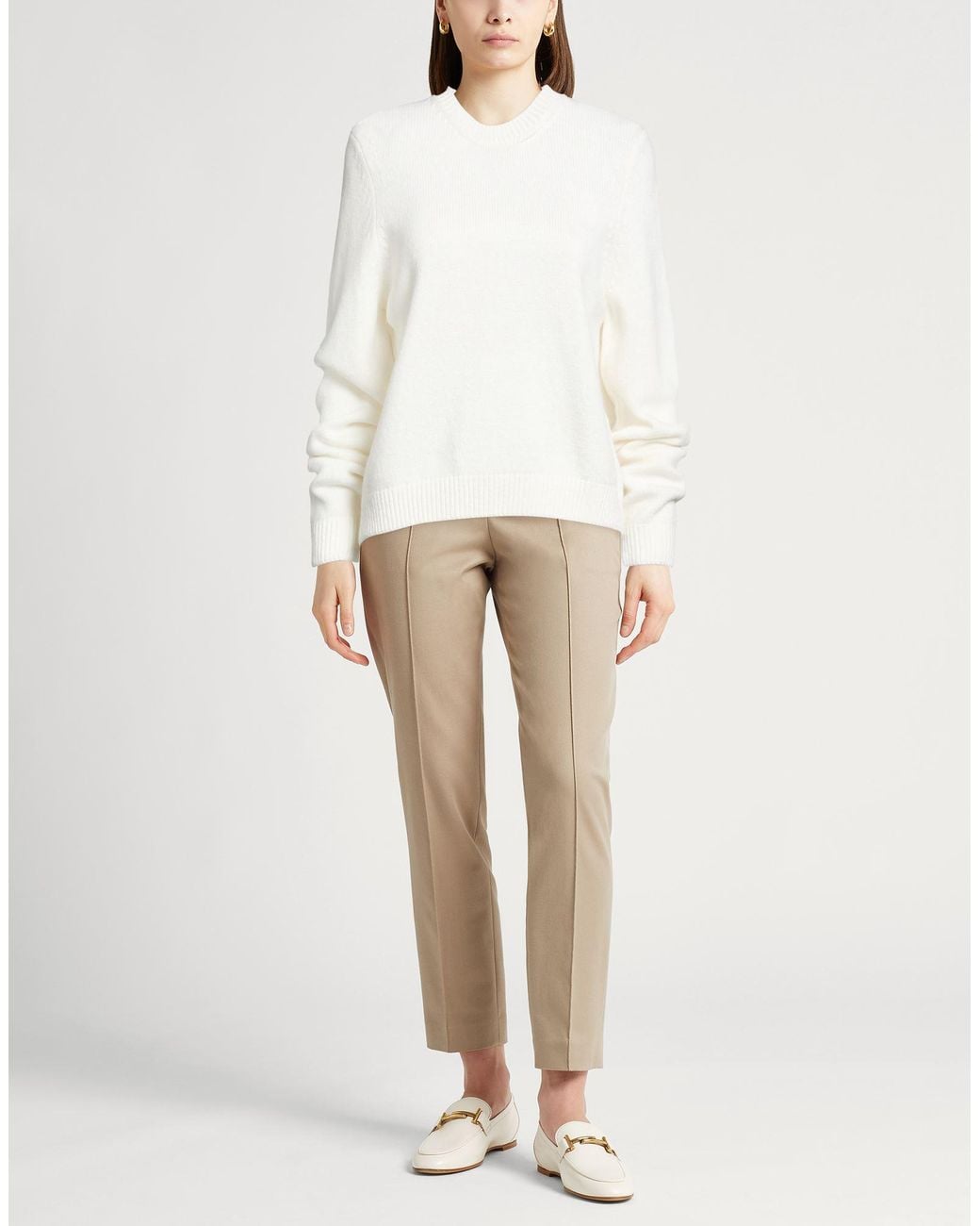 Khaite White Sweaters