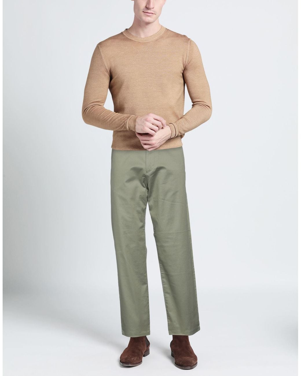 SELECTED Green Pants for men