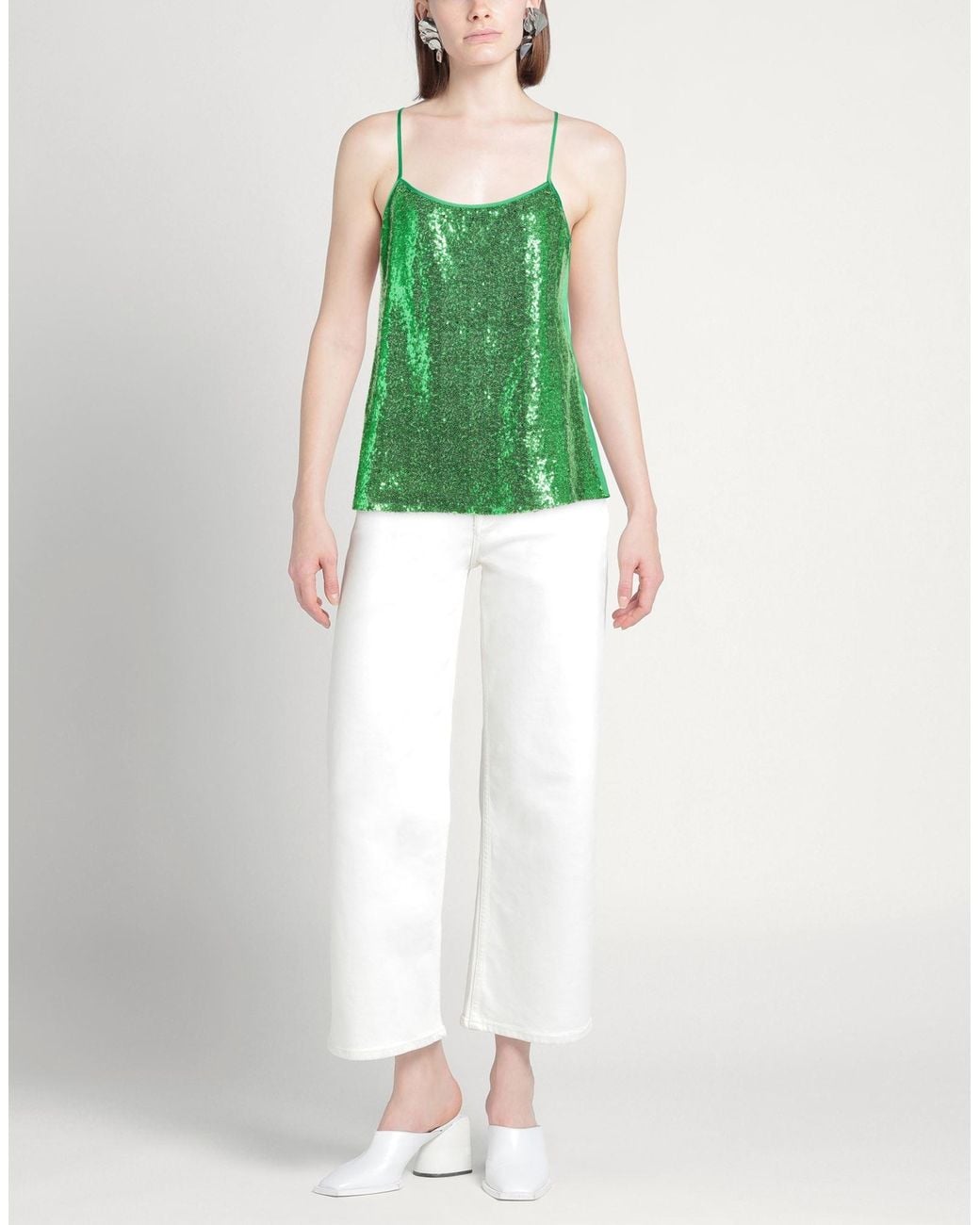 Camilla Green Top Polyester, Elastane