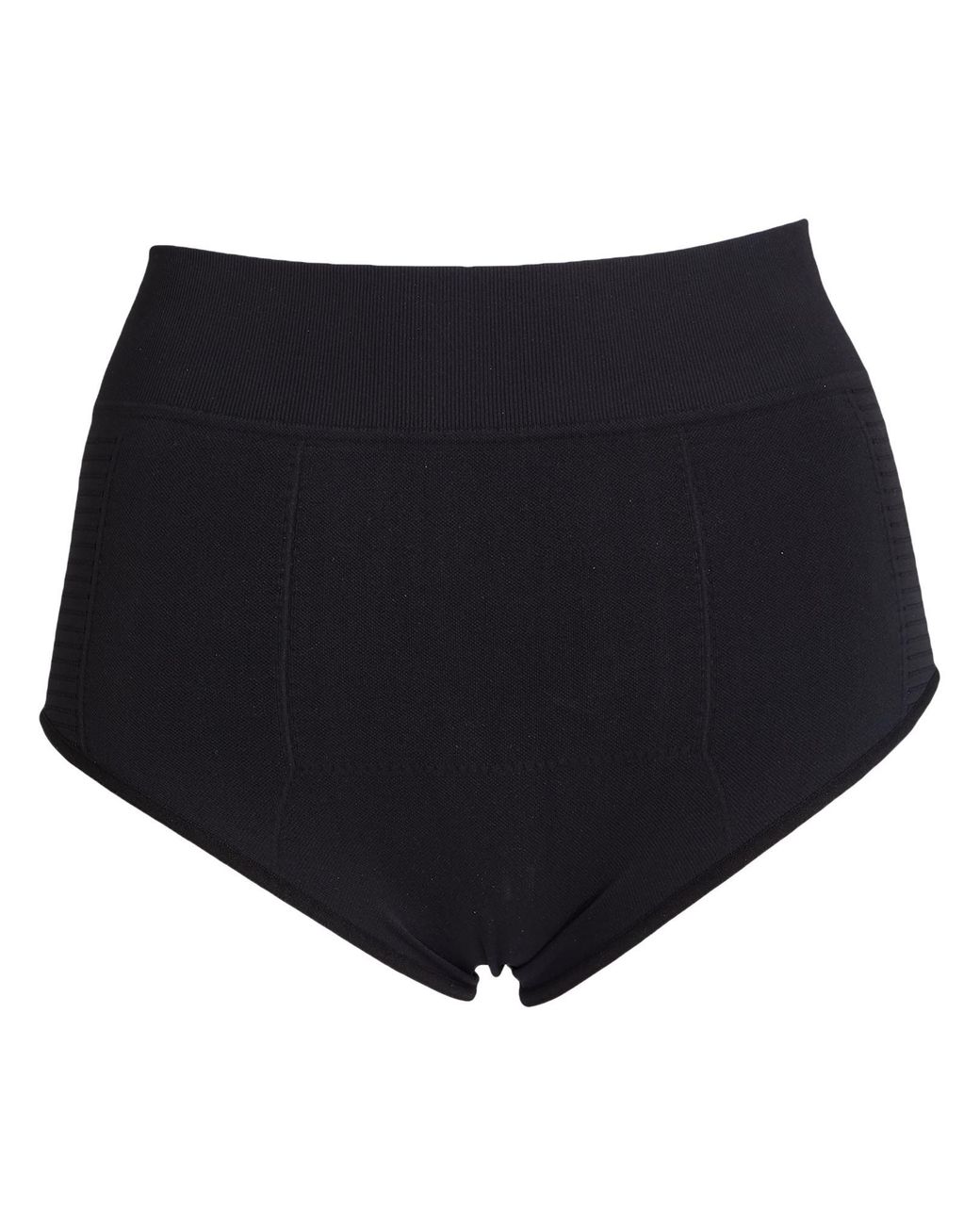 Rick Owens Black Shorts & Bermuda Shorts Polyamide, Elastane
