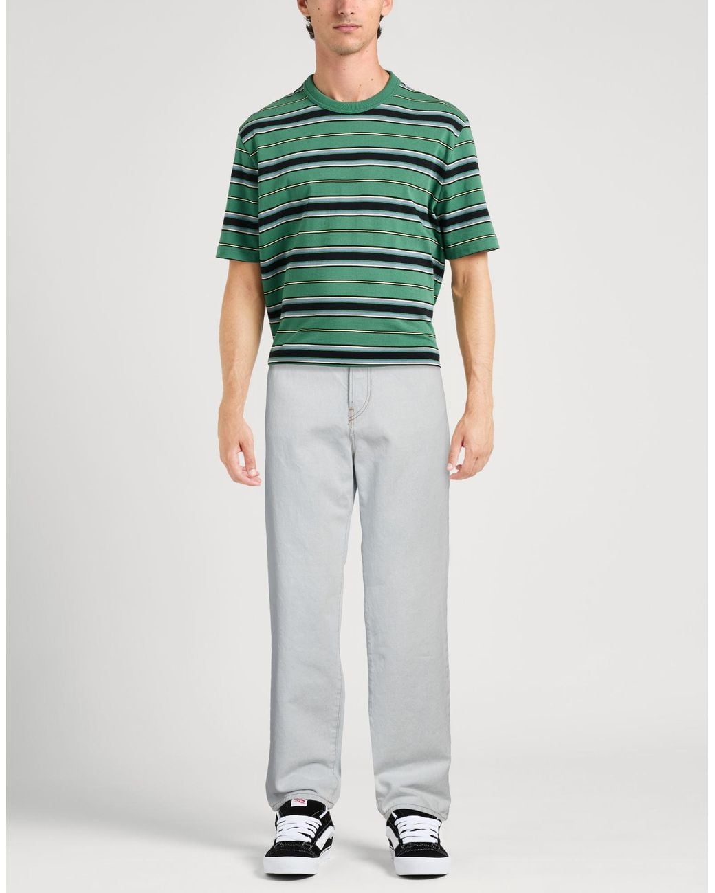 DIESEL Gray Jeans Cotton for men