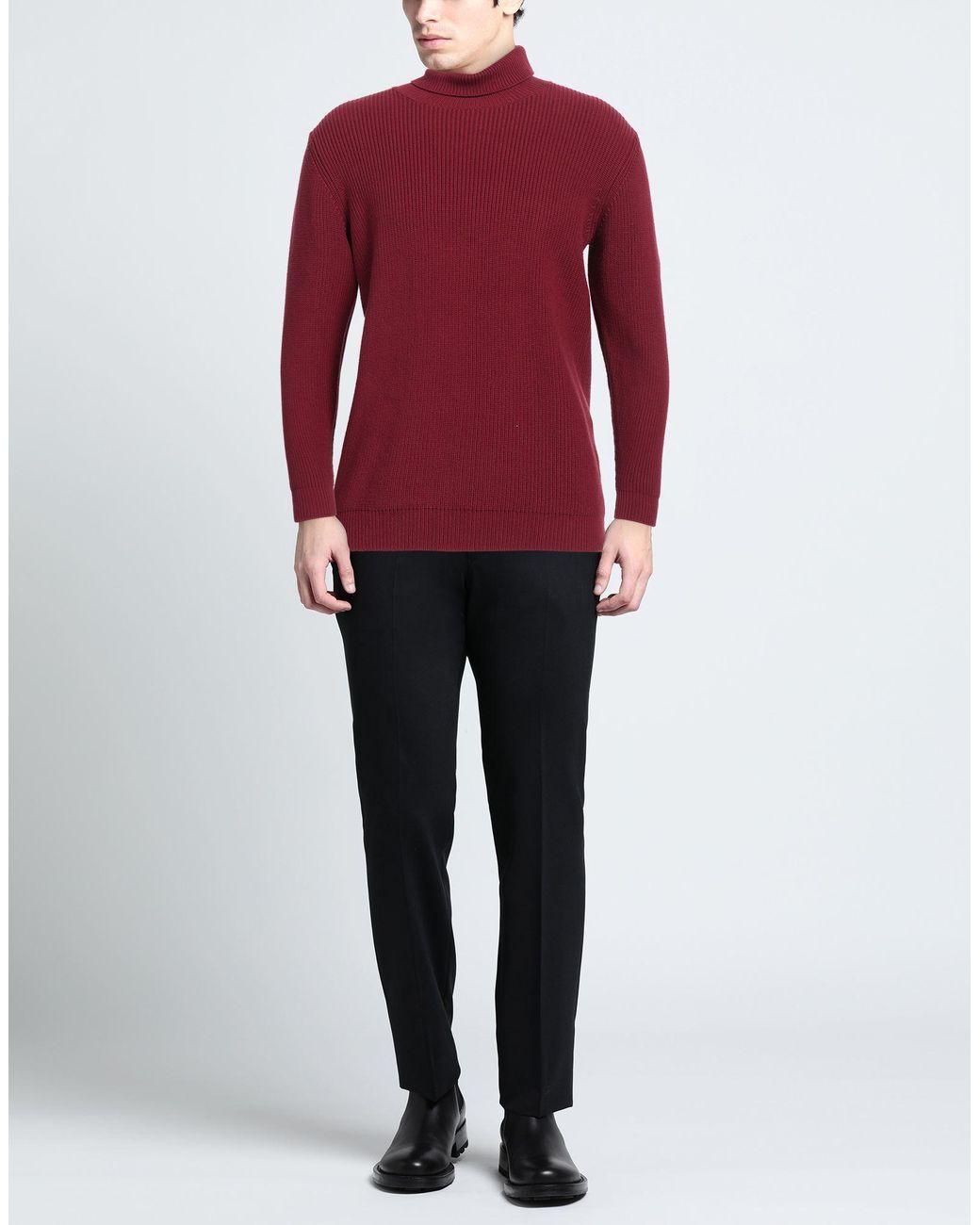 People Of Shibuya Red Turtleneck for men