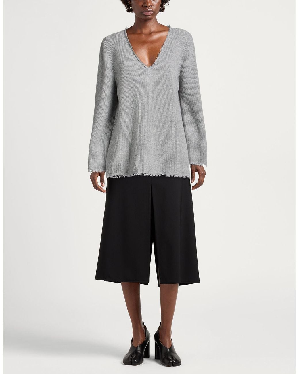 Kangra Gray Sweater Wool, Viscose, Cotton, Polyamide, Cashmere