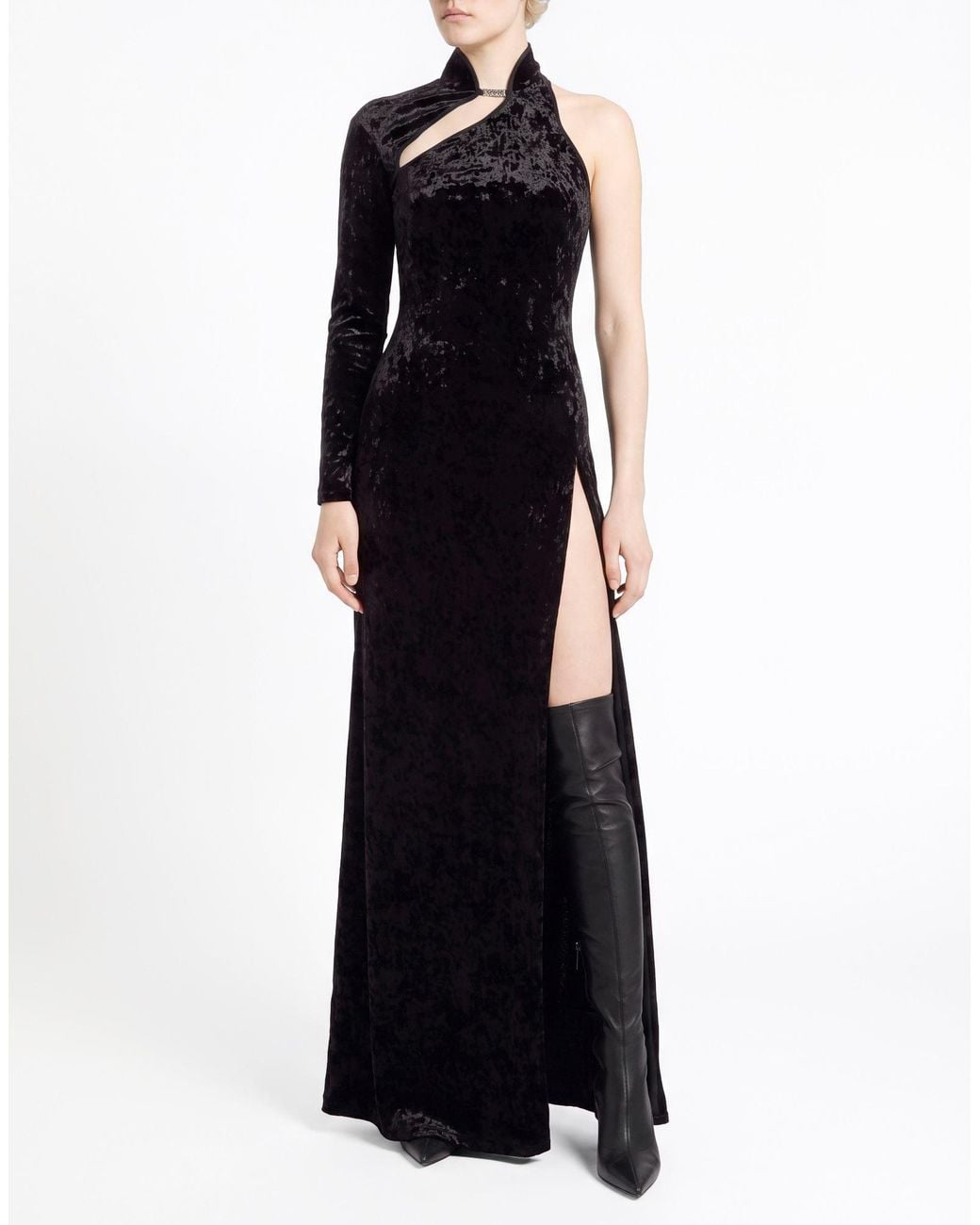 Versace Jeans Couture Black Maxi Dress