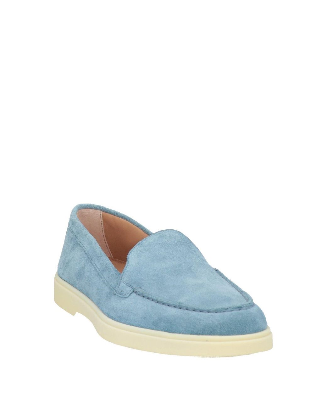 Santoni Blue Mokassin