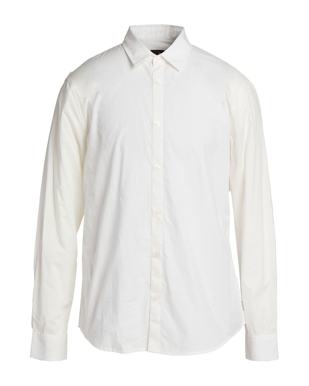 ARMANI EXCHANGE White Shirt Cotton for men