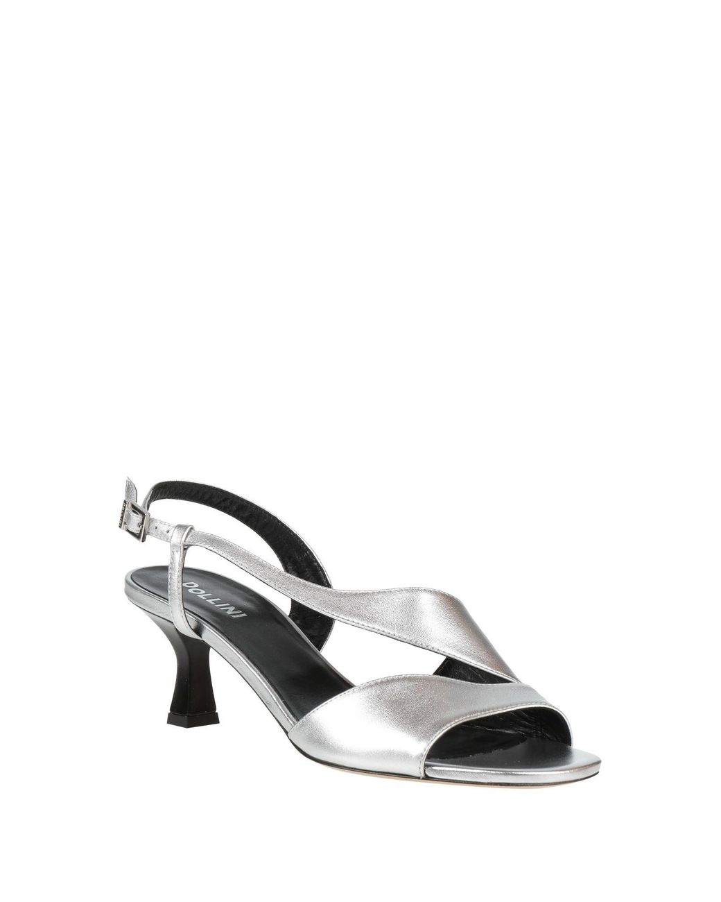 Pollini Metallic Sandals Leather