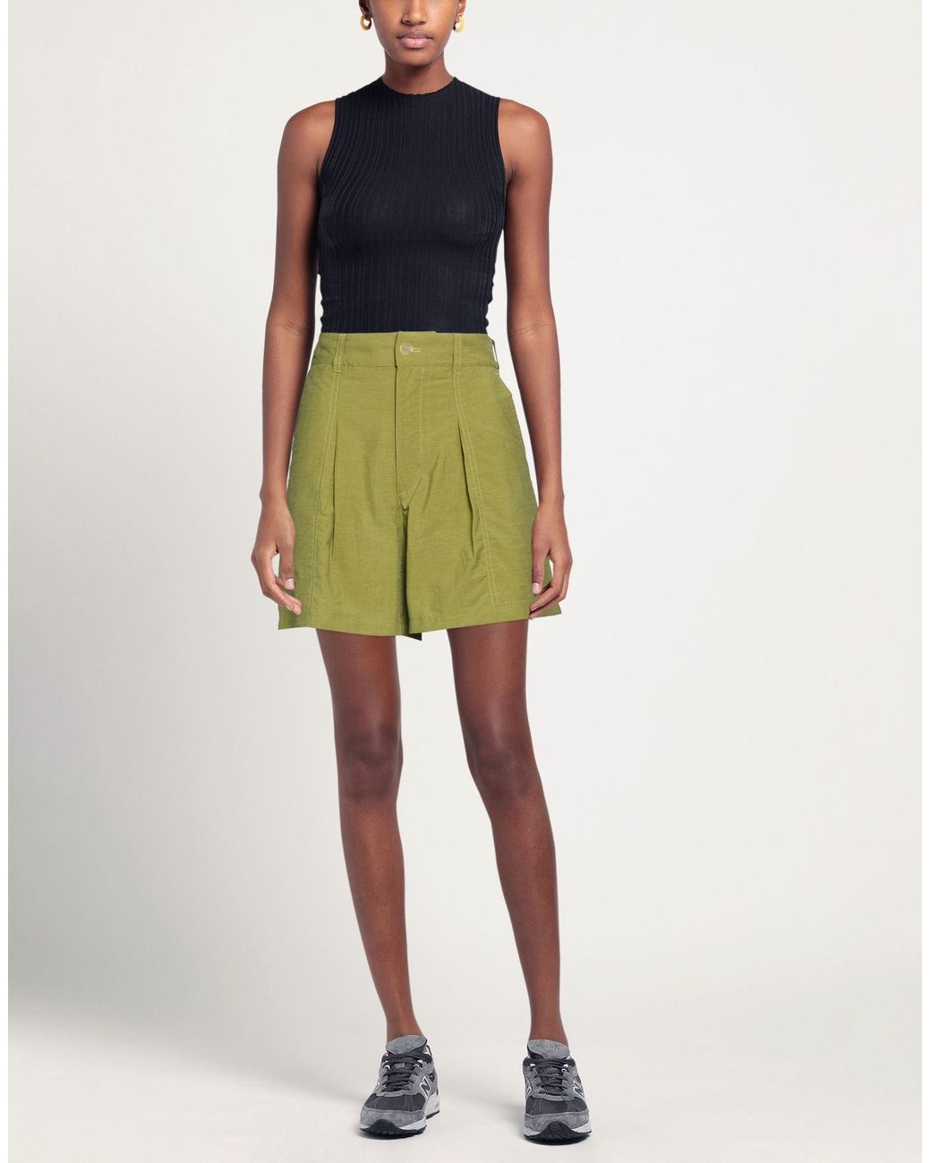 Department 5 Green Shorts & Bermuda Shorts