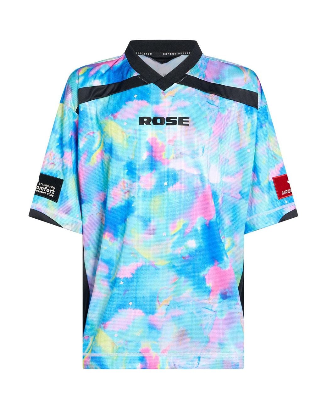 Martine Rose Blue Azure T-Shirt Polyester for men