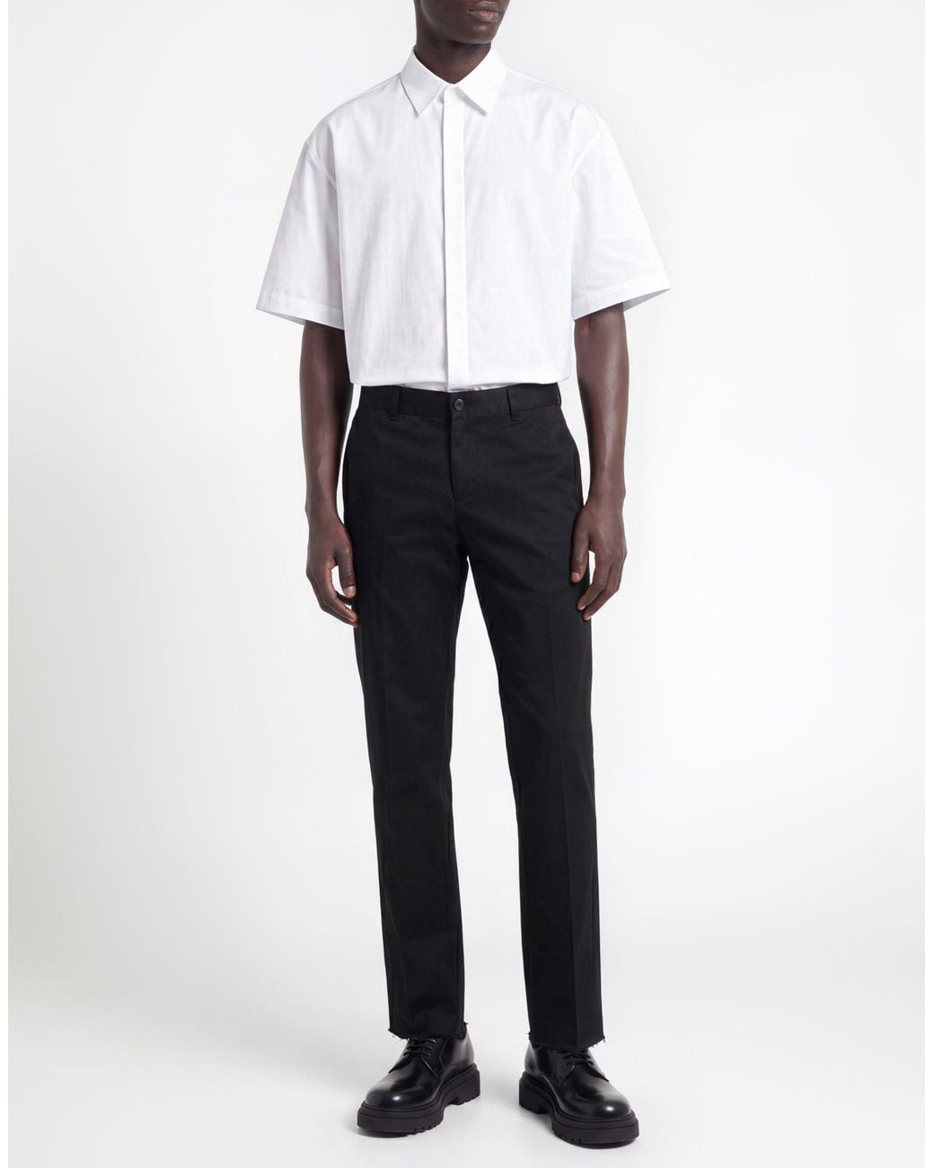 Carlo Pignatelli Black Pants Cotton for men