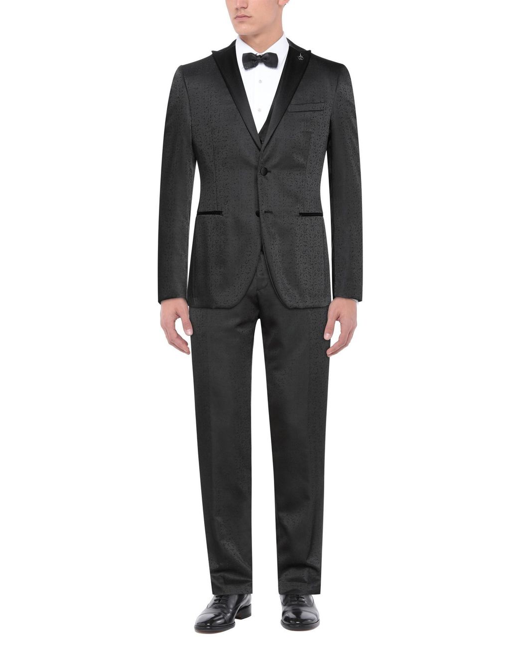 Paoloni Black Suit for men
