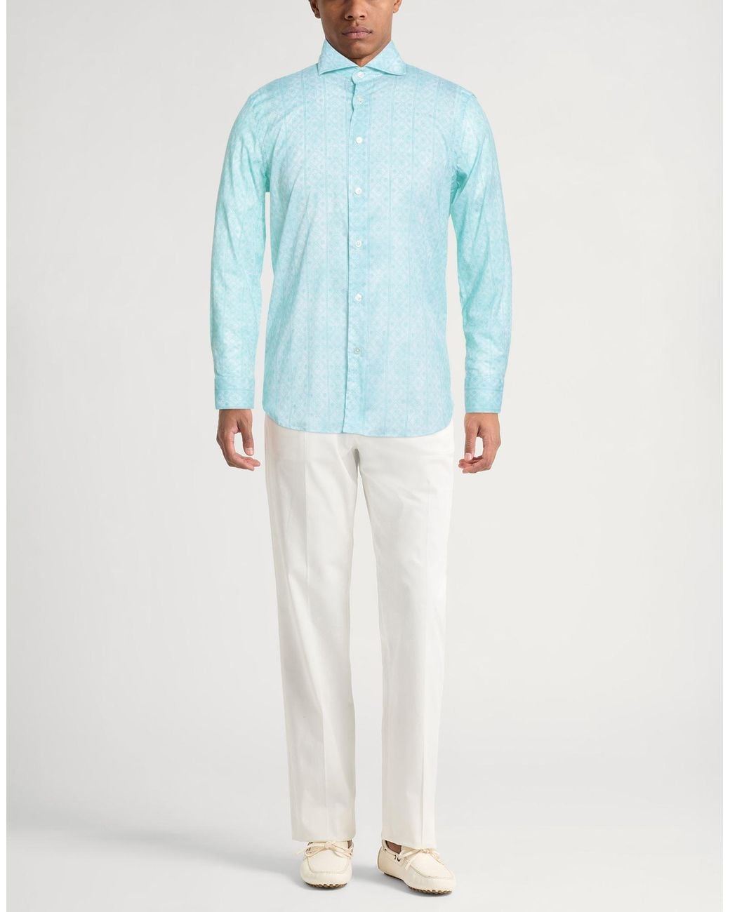 Fedeli Blue Shirt for men