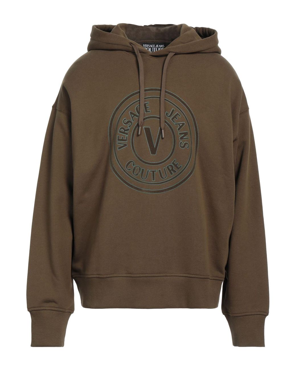 Versace Jeans Couture Green Sweatshirt Cotton, Elastane for men