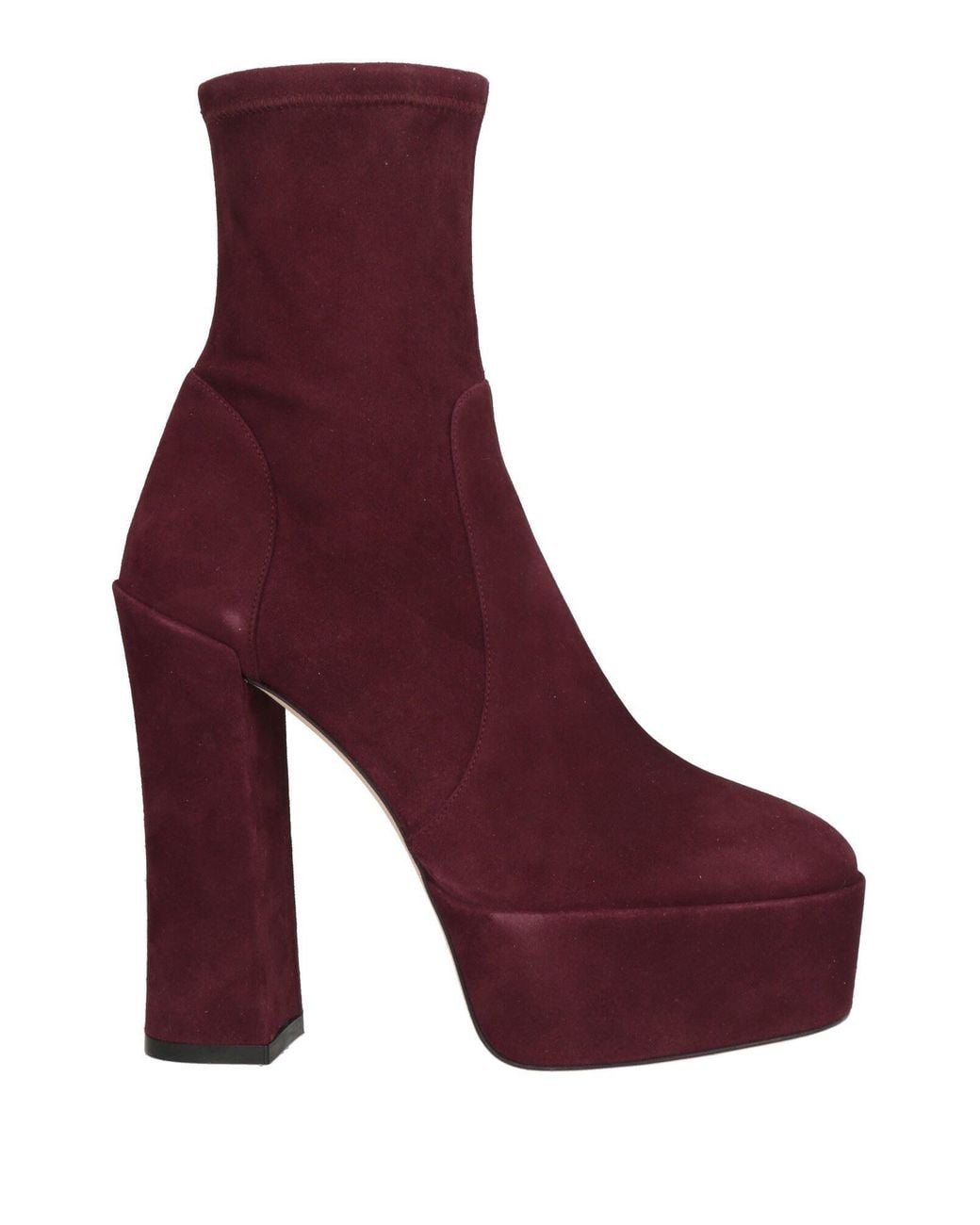 Stuart Weitzman Purple Ankle Boots