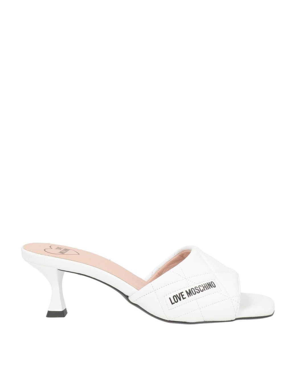 Love Moschino White Sandals Leather
