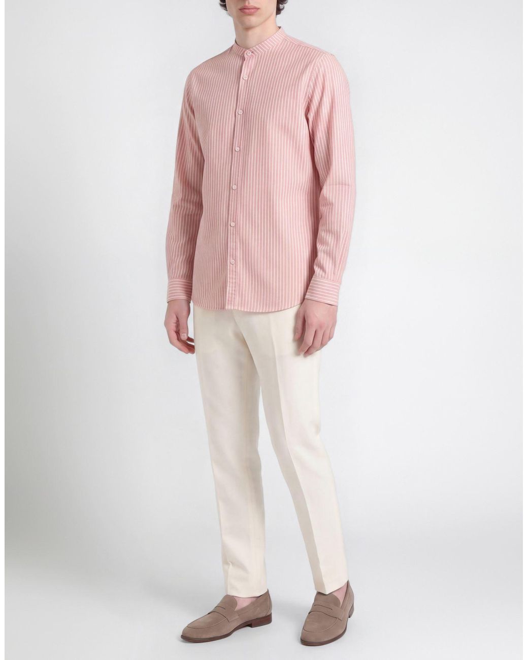 Messagerie Pink Patrizio Piscaglia Shirt Cotton, Polyamide, Elastane for men