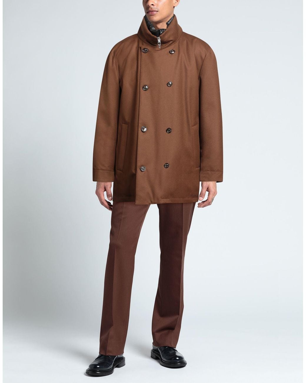 Montecore Brown Coat Wool for men