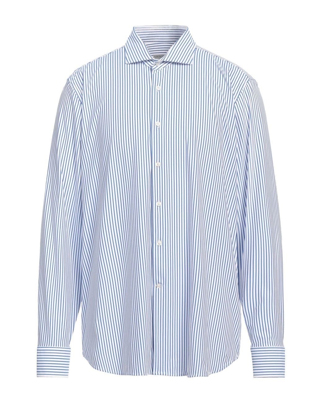 Ghirardelli Blue Shirt Polyamide, Elastane for men