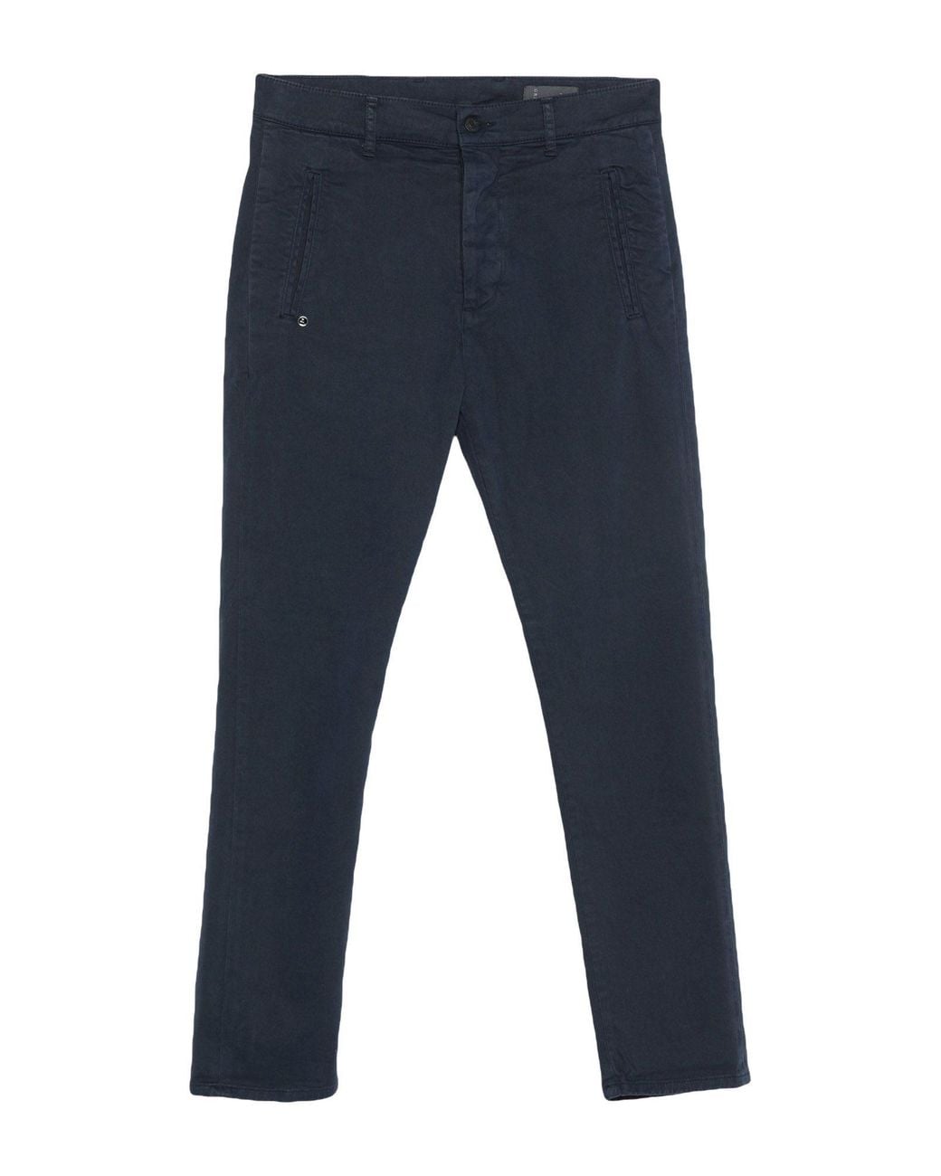 Daniele Alessandrini Blue Midnight Pants Cotton, Elastane for men